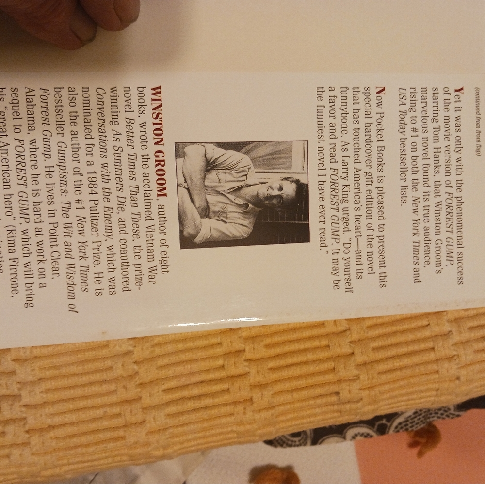 Forest Gump Book - Picture 6 of 7
